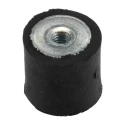 FIBET Circular M4 Anti-Vibration Mount Female to Female Bobbin 4mm Bore 16 mm OD 15 mm H 1615DD04-60