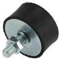 FIBET M8 x 23 mm Anti-Vibration Mount Male to Female Bobbin with 105.2 daN Compression, 40 mm OD, 40 mm H 4020VD23-45