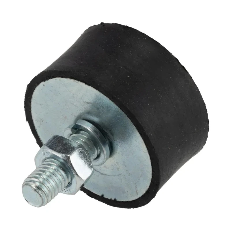 FIBET M8 x 23 mm Anti-Vibration Mount Male to Female Bobbin with 105.2 daN Compression, 40 mm OD, 40 mm H 4020VD23-45