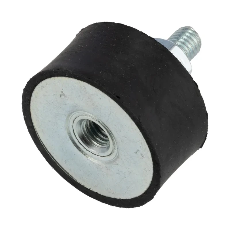 FIBET M8 x 23 mm Anti-Vibration Mount Male to Female Bobbin with 105.2 daN Compression, 40 mm OD, 40 mm H 4020VD23-45