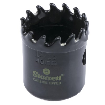 Starrett 40 mm Diameter Carbide Tip Drill Bit for Fibreglass, Galvanised Iron CT196