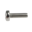 RS PRO Pan Head Pozidriv Stainless Steel Machine Screw M3 Thread 10 mm Length 528-744
