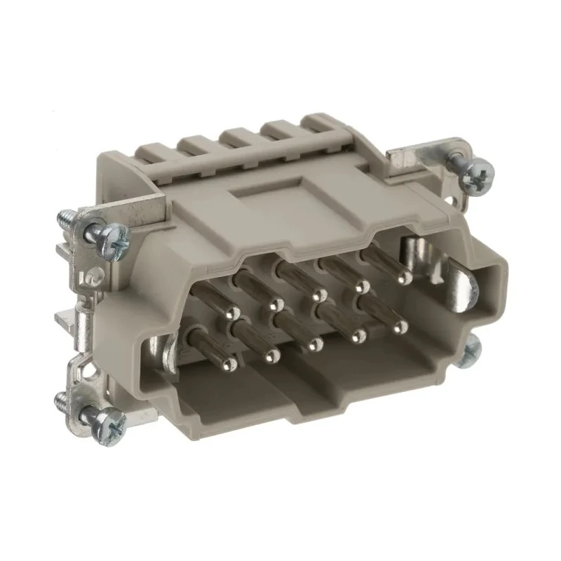 EPIC Heavy Duty Power Connector Insert 16A H-BE Series Male 10 Contacts 600V 10400100