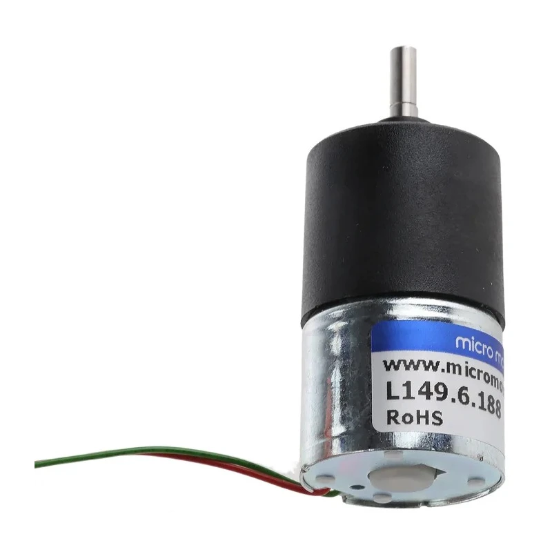 Micromotors Brushed Geared DC Geared Motor, 6V DC, 14 Ncm Torque, 7 RPM, 4 mm Shaft Diameter L149-6-188
