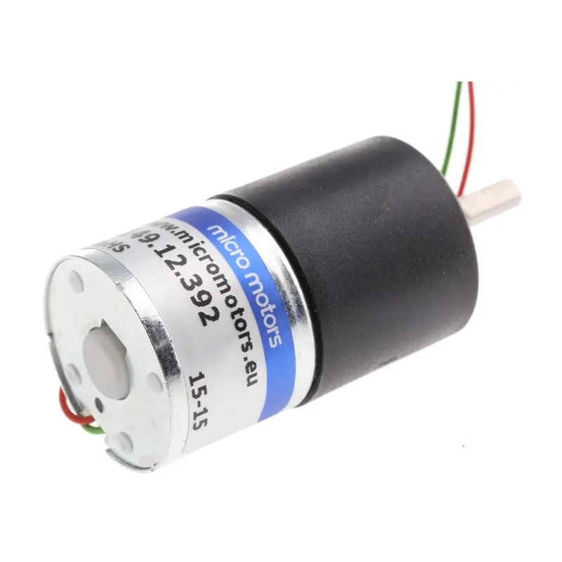 Micromotors Brushed Geared DC Geared Motor 12V DC 20 Ncm Torque 5 RPM Speed 4 mm Shaft Diameter L149-12-392