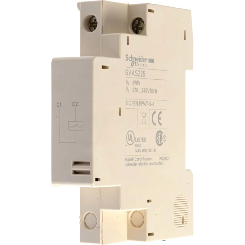 Schneider Electric GVAS Series Shunt Trip for Use with GV3 GVAS Series, GV2 GVAS Series GVAS225