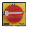 Schneider Electric Yellow Rotary Handle, 60 mm Length, IP65 Rated, TeSys VARIO Series KCF1PZ