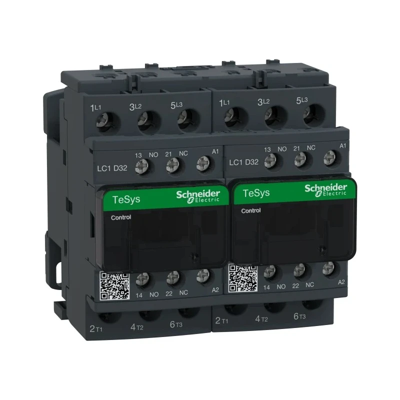 Schneider Electric TeSys D Reversing Contactor 48V AC Coil 3-Pole 32A 15kW 690V AC LC2D32E7