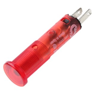 Schneider Electric Panel Mount Red LED Indicator Pilot Light 24V 18mA 8mm Cutout Round XVLA234