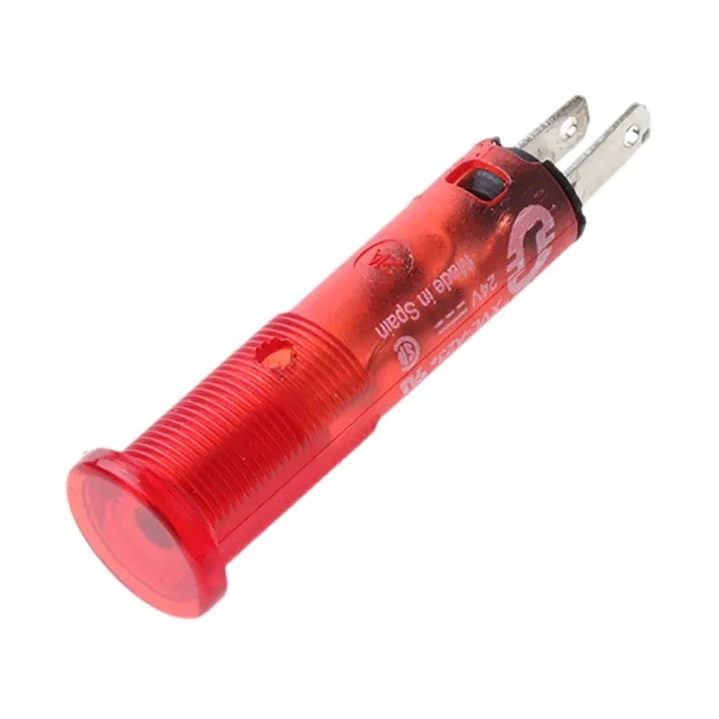 Schneider Electric Panel Mount Red LED Indicator Pilot Light 24V 18mA 8mm Cutout Round XVLA234