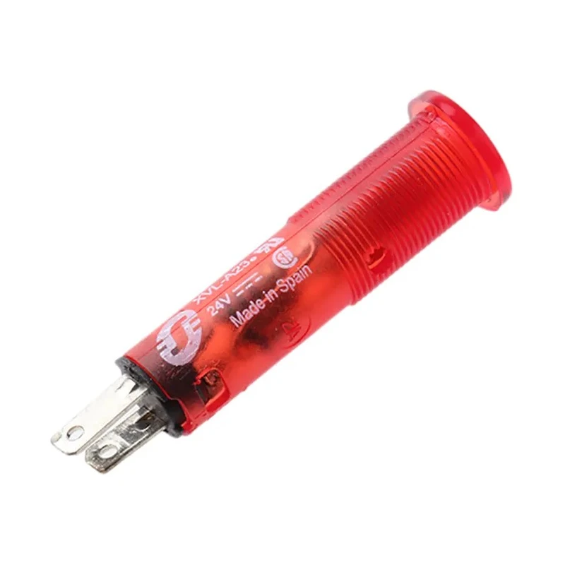 Schneider Electric Panel Mount Red LED Indicator Pilot Light 24V 18mA 8mm Cutout Round XVLA234