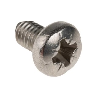 RS PRO Pozidriv Pan Stainless Steel Machine Screw M4 Thread 6 mm Length A2 Grade 528-801