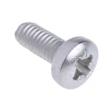 RS PRO Pozidriv Pan Stainless Steel Machine Screw M4 Thread, 10 mm Length 528-817