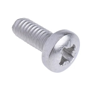 RS PRO Pozidriv Pan Stainless Steel Machine Screw M4 Thread, 10 mm Length 528-817