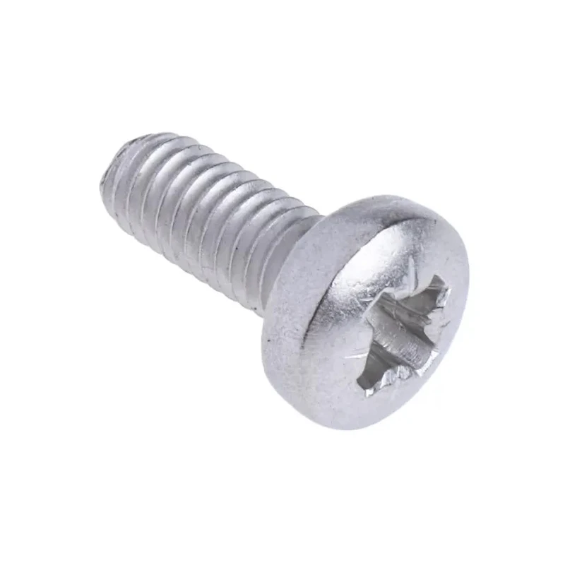 RS PRO Pozidriv Pan Stainless Steel Machine Screw M4 Thread, 10 mm Length 528-817