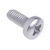 RS PRO Pozidriv Pan Stainless Steel Machine Screw M4 Thread, 10 mm Length 528-817