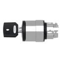 Schneider Electric Harmony 2-position Key Switch Head, Spring Return to Centre, 22 mm Cutout ZB4BG610