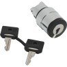 Schneider Electric Harmony 2-position Key Switch Head, Latching, 22 mm Cutout ZB4BG410
