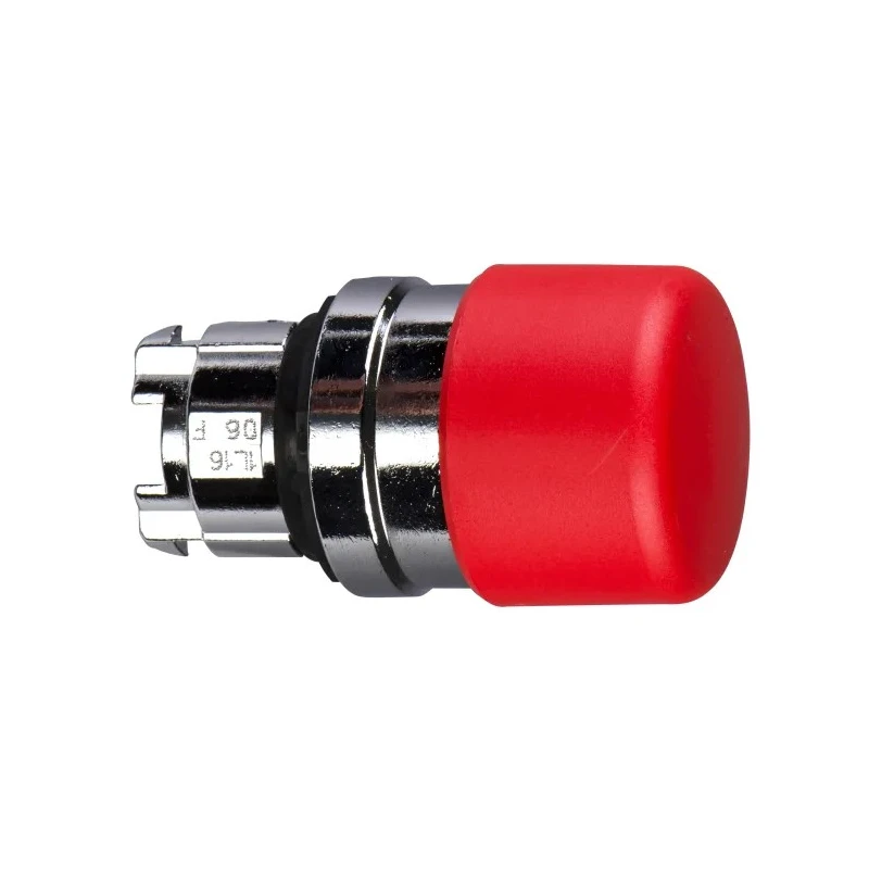 Schneider Electric Harmony XB4 Series Red Momentary Push Button Head 22 mm Cutout Metal IP66 IP69K ZB4BC44