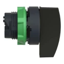 Schneider Electric Harmony Series 2 Position Selector Switch Head 22 mm Cutout Black Handle IP65 ZB5AJ2