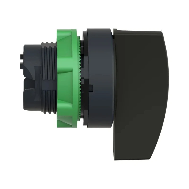 Schneider Electric Harmony Series 2 Position Selector Switch Head 22 mm Cutout Black Handle IP65 ZB5AJ2