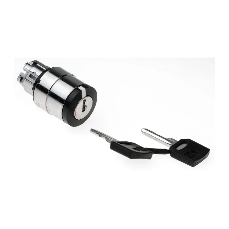 Schneider Electric Harmony 2-position Key Switch Head, Latching, 22 mm Cutout ZB4BG210