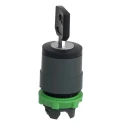 Schneider Electric Harmony 3-position Key Switch Head, Latching, 22mm Cutout ZB5AG0