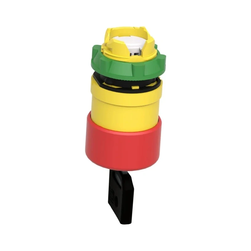 Schneider Electric Harmony Series Key Release Emergency Stop Push Button Panel Mount 22 mm Cutout IP69K IP66 IP67 ZB5AS934