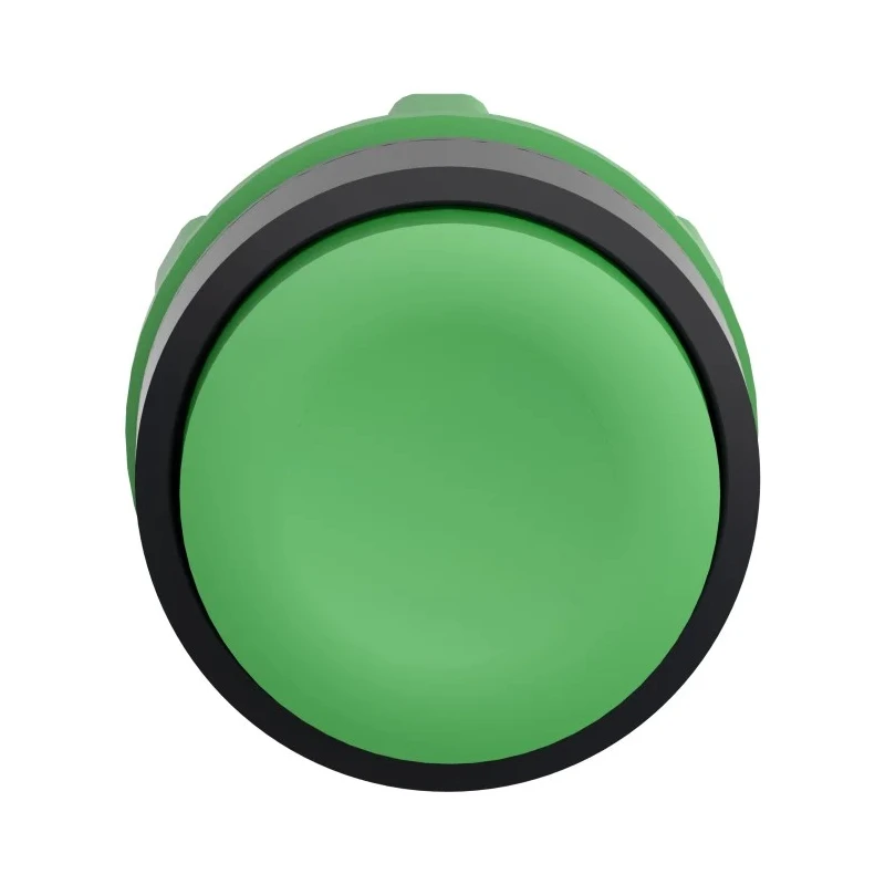 Schneider Electric Harmony XB5 Series Green Spring Return Push Button Head 22mm Cutout IP66 IP67 IP69K ZB5AL3