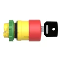 Schneider Electric Harmony Series Key Release Emergency Stop Push Button Panel Mount 22 mm Cutout IP69K IP66 IP67 ZB5AS934
