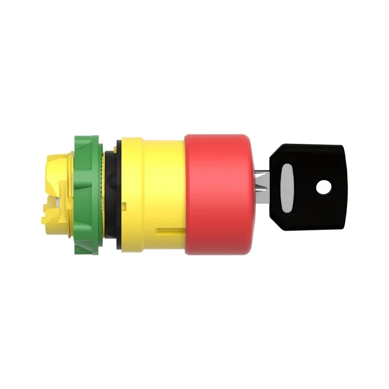 Schneider Electric Harmony Series Key Release Emergency Stop Push Button Panel Mount 22 mm Cutout IP69K IP66 IP67 ZB5AS934