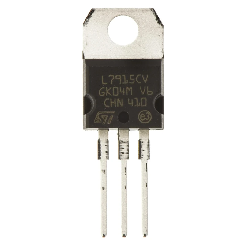 STMicroelectronics 5-Channel Linear Negative Voltage Regulator 1.5 A -15V TO-220 3-Pin L7915CV