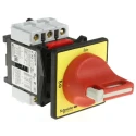 Schneider Electric 3-Pole Panel Mount Isolator Switch, Red Handle, IP20/IP65, 8.1A, 7.5 kW VCD02