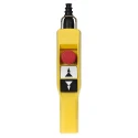 Schneider Electric 4 CO Push Button Pendant Station Yellow Polypropylene XACA2073