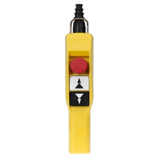 Schneider Electric 4 CO Push Button Pendant Station Yellow Polypropylene XACA2073