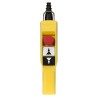 Schneider Electric 4 CO Push Button Pendant Station Yellow Polypropylene XACA2073