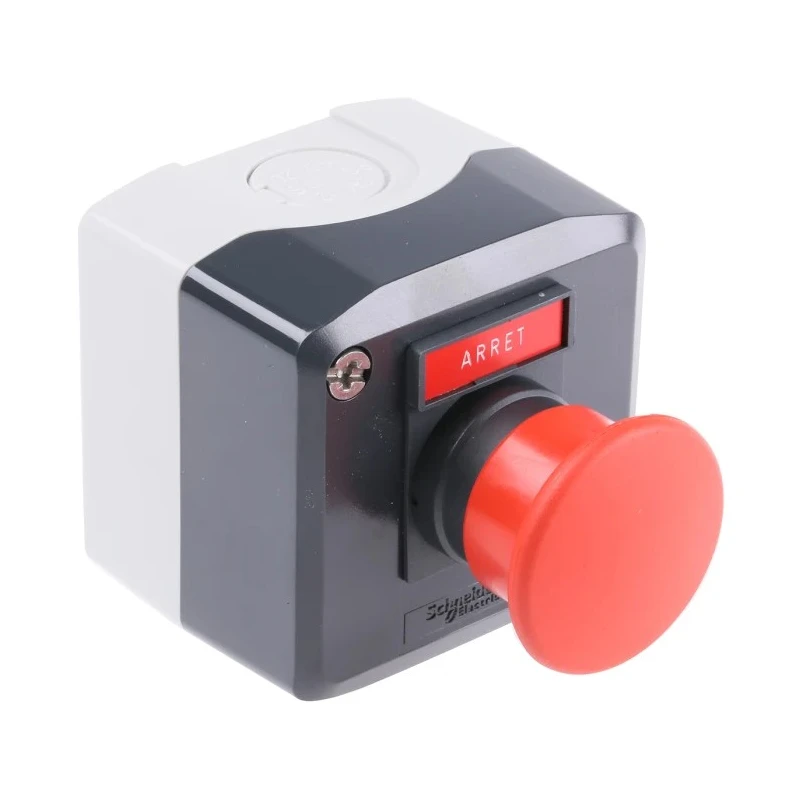 Schneider Electric Harmony Series Spring Return Enclosed Push Button, Polycarbonate, Red, IP66 IP67 IP69K XALD164