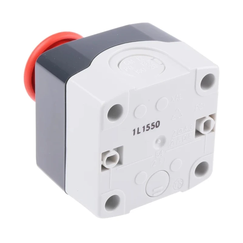 Schneider Electric Harmony Series Spring Return Enclosed Push Button, Polycarbonate, Red, IP66 IP67 IP69K XALD164