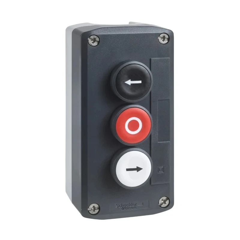 Schneider Electric Spring Return Enclosed Push Button Polycarbonate Red Black White IP67 IP66 IP69 IP69K XALD334