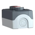 Schneider Electric Spring Return Enclosed Push Button Polycarbonate Red Black White IP67 IP66 IP69 IP69K XALD334