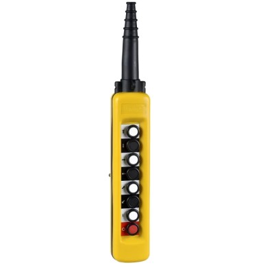 Schneider Electric 7 CO Push Button Pendant Station Yellow Polypropylene XACA871
