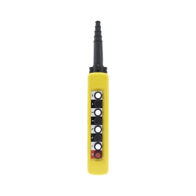 Schneider Electric 7 CO Push Button Pendant Station Yellow Polypropylene XACA871
