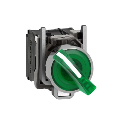 Schneider Electric Standard Handle Illuminated Selector Switch 2 Positions SPDT 22.5 mm Cutout Harmony XB4 XB4BK123B5