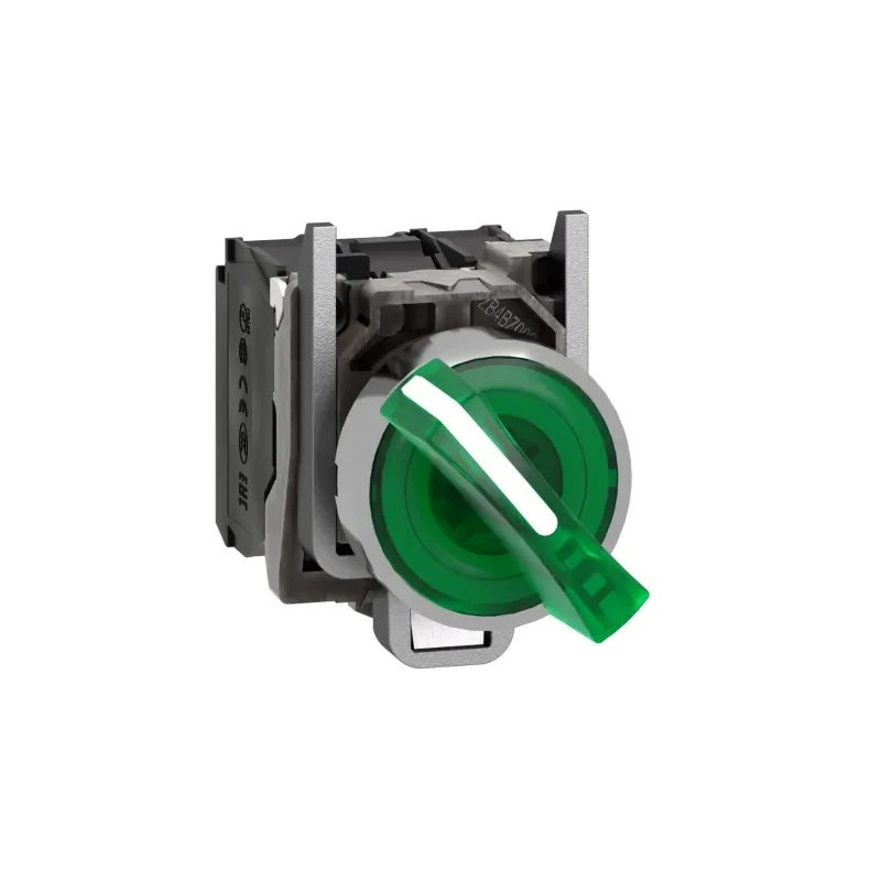 Schneider Electric Standard Handle Illuminated Selector Switch 2 Positions SPDT 22.5 mm Cutout Harmony XB4 XB4BK123B5
