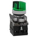 Schneider Electric Standard Handle Illuminated Selector Switch 2 Positions SPDT 22.5 mm Cutout Harmony XB4 XB4BK123B5