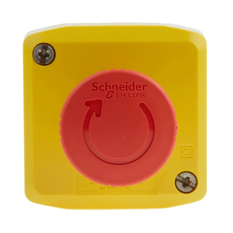 Telemecanique Harmony XALK Series Twist Release Emergency Stop Push Button, Surface Mount, 40 mm Cutout Diameter XALK178E
