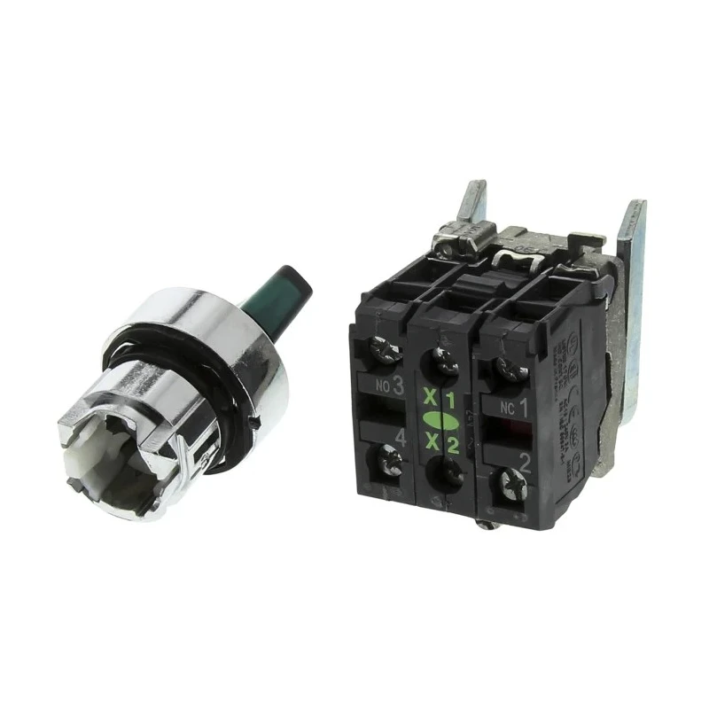 Schneider Electric Standard Handle Illuminated Selector Switch 2 Positions SPDT 22.5 mm Cutout Harmony XB4 XB4BK123B5