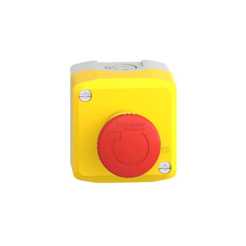 Telemecanique Harmony XALK Series Twist Release Emergency Stop Push Button, Surface Mount, 40 mm Cutout Diameter XALK178E