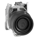 Schneider Electric Harmony XB4 Series Push Button Switch, Spring Return, Panel Mount, 22 mm Cutout, SPST Contact XB4BPS21EX