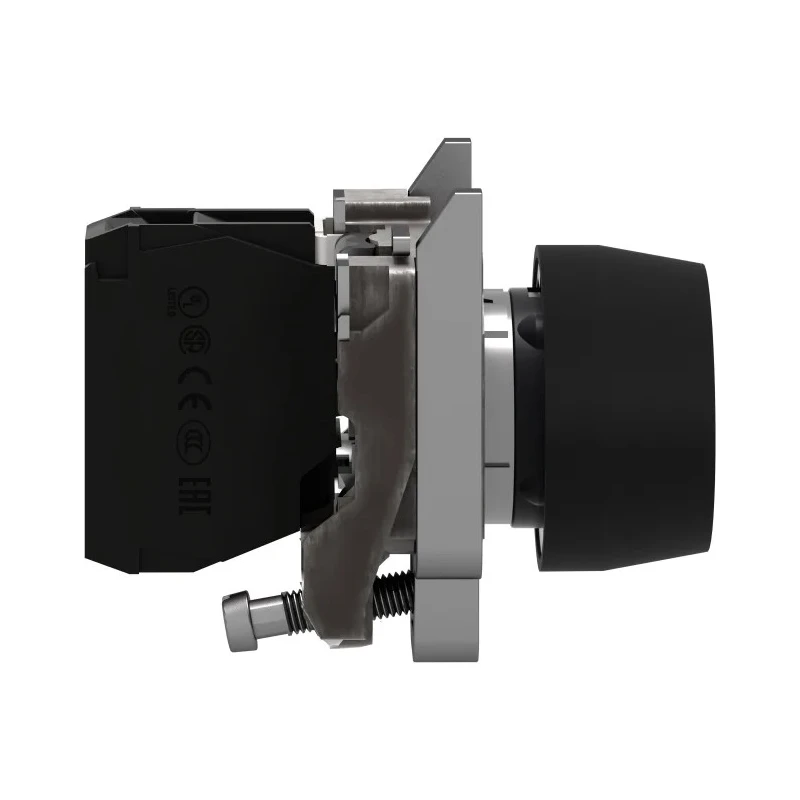 Schneider Electric Harmony XB4 Series Push Button Switch, Spring Return, Panel Mount, 22 mm Cutout, SPST Contact XB4BPS21EX